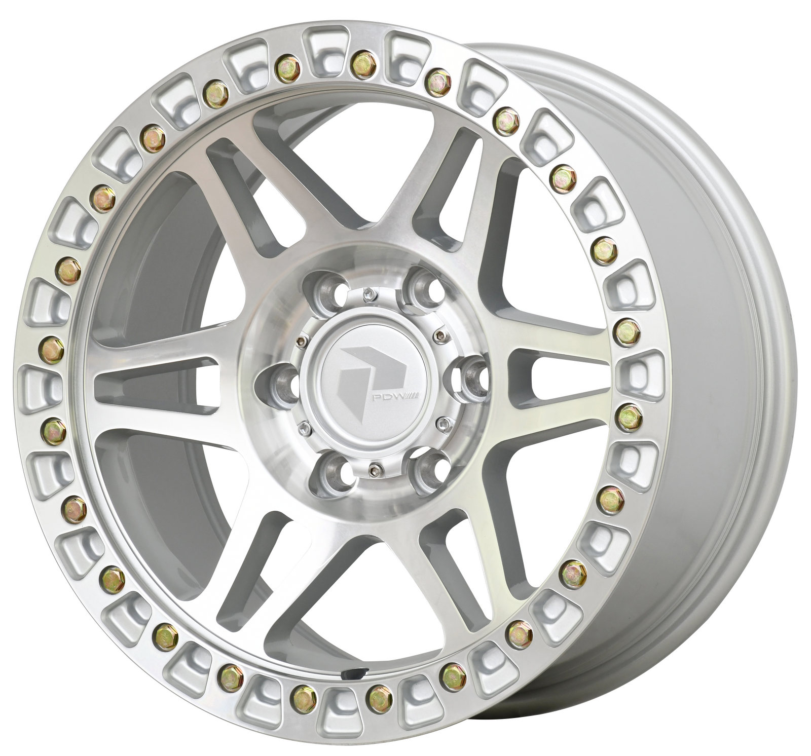 Speed Beast Rims PDW BEAST Silver Machined 4x4 Wheels | 1600KG Load Rated