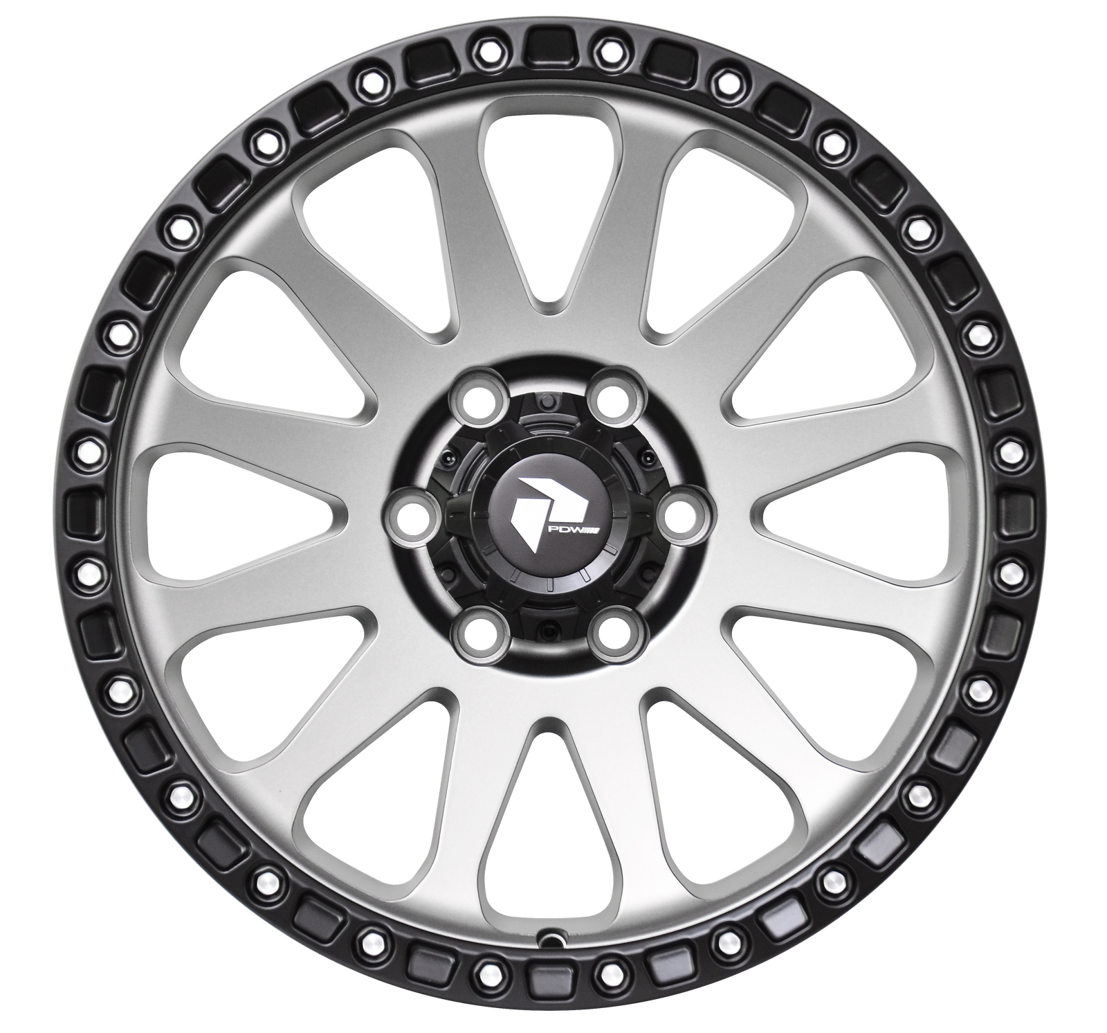 Slayer Inball Wheels SLAYER Grey Center Black Lip Milled Bolts - PDW