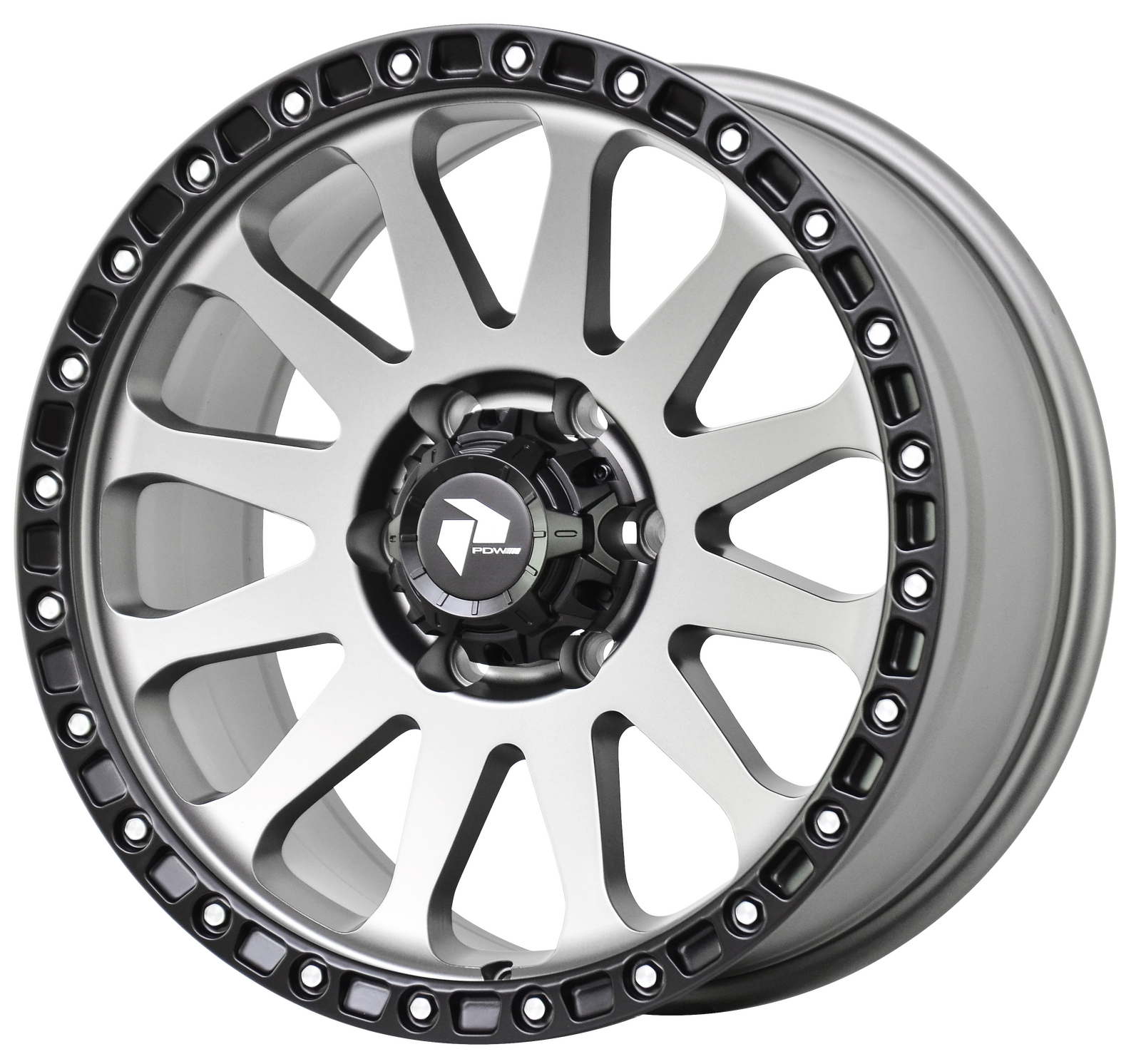 Slayer Inball Wheels SLAYER Grey Center Black Lip Milled Bolts - PDW