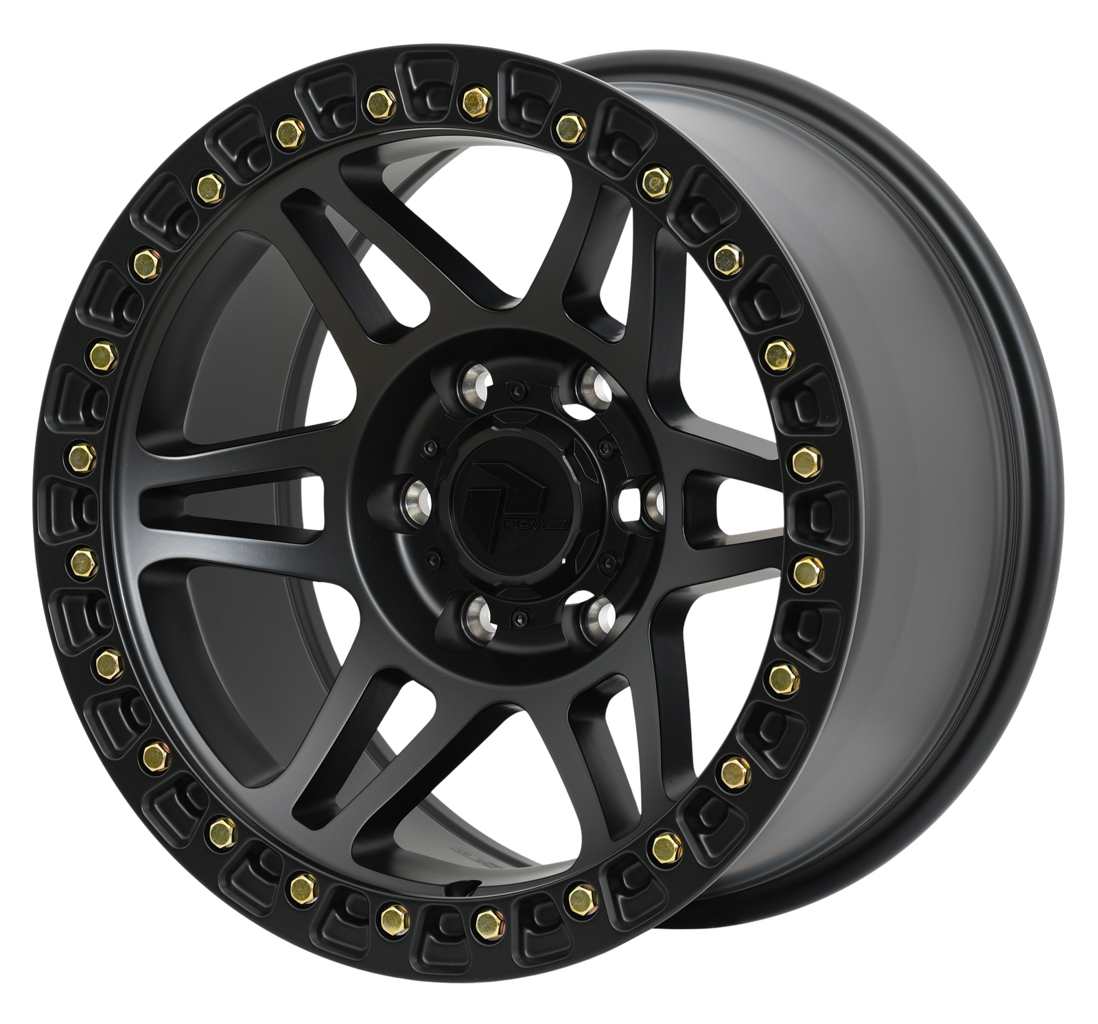 Speed Beast Rims PDW BEAST Satin Black 4x4 Wheels | 1600KG Load Rated