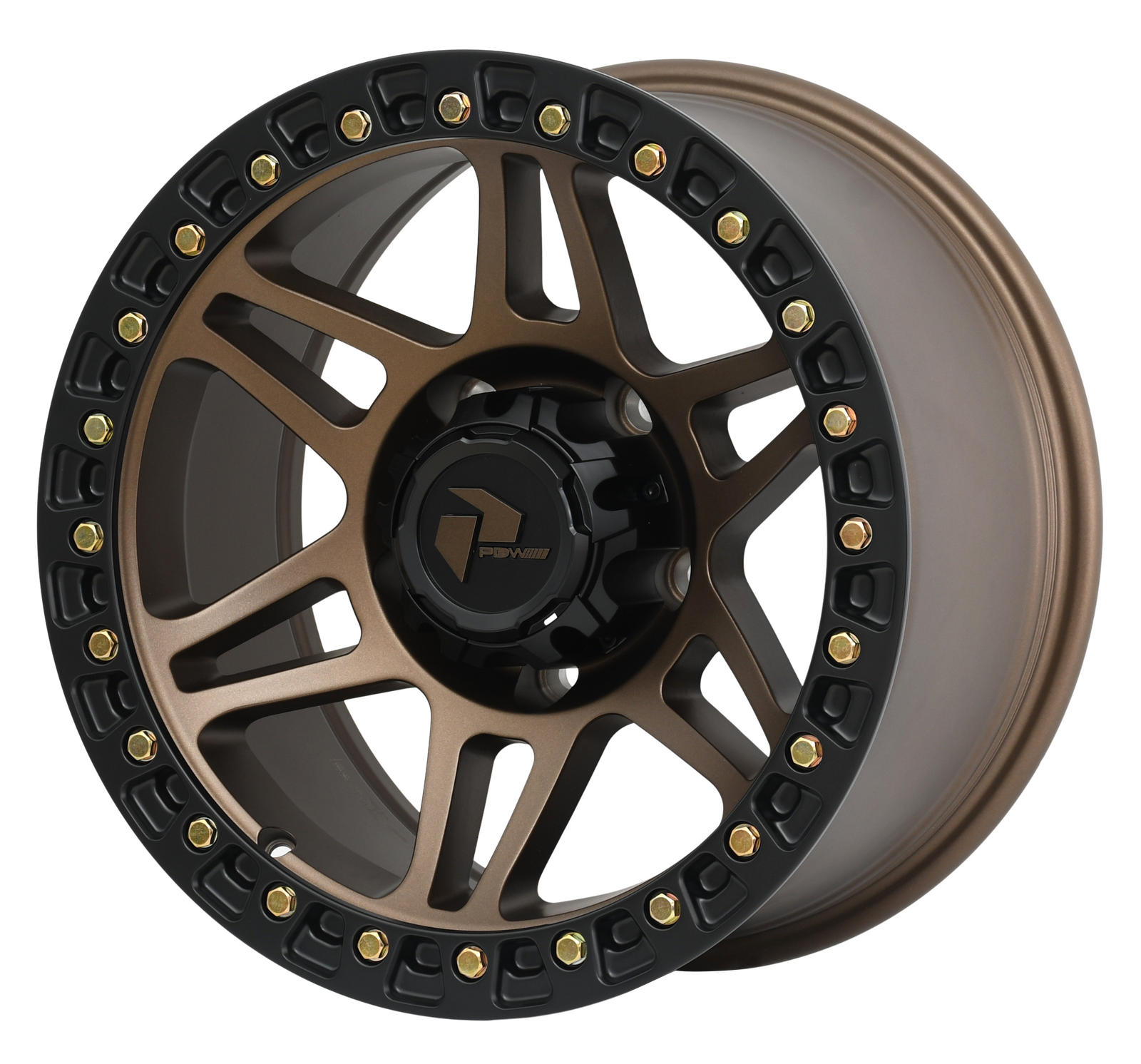 Speed Beast Rims PDW BEAST Bronze Center Black Lip 4x4 Wheels | Heavy-Duty Alloy
