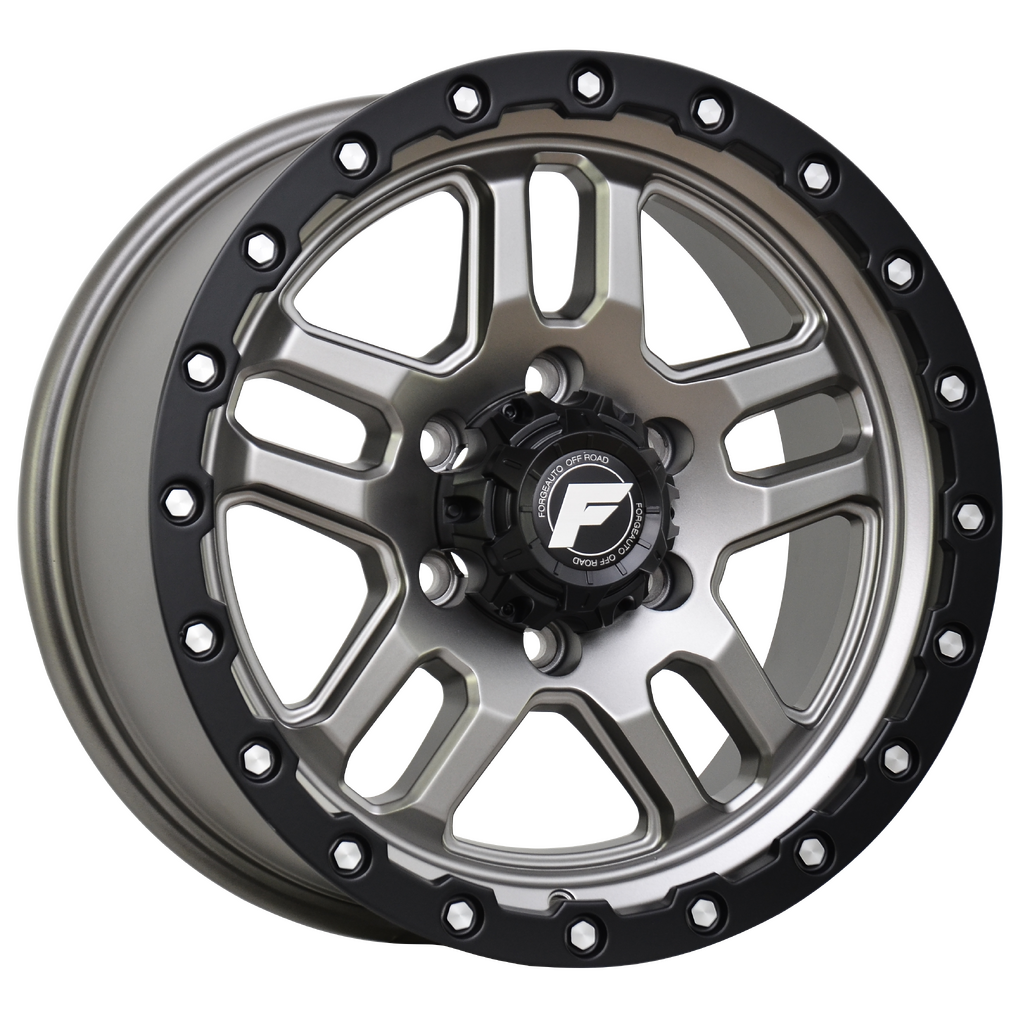 HOSTILE Grey Center Black Lip Milled Bolts