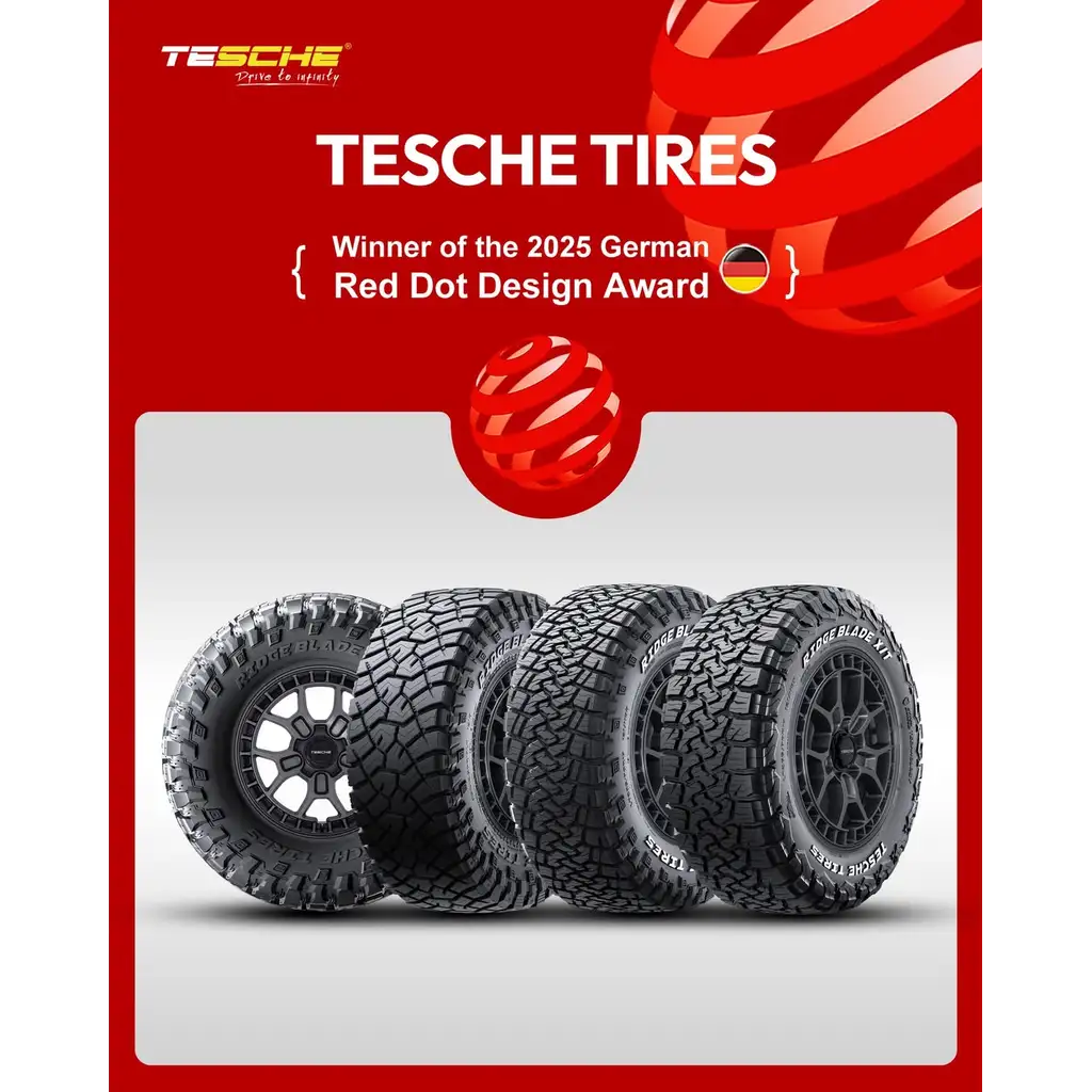 Tesche Tyres RIDGE BLADE X/RT Red Dot Award Winner 2025 image