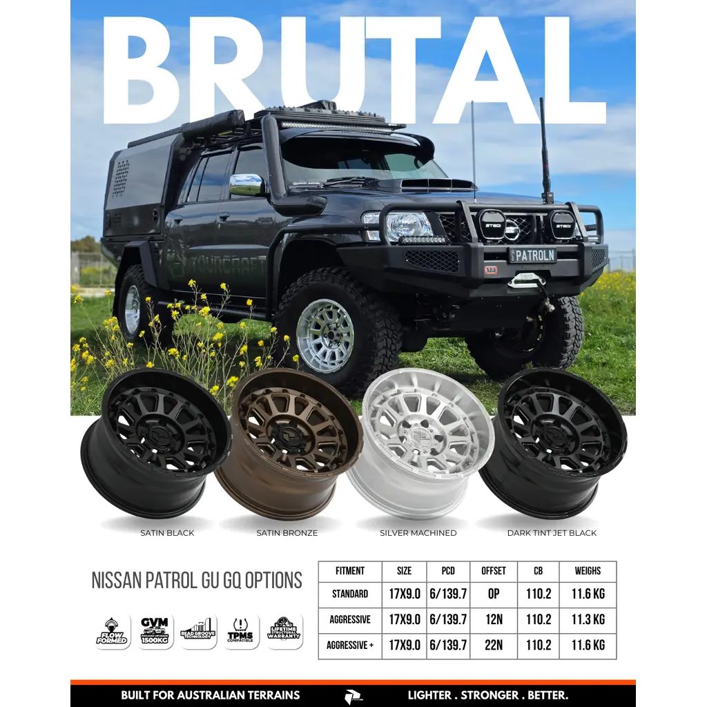 PDW BRUTAL: Built for Nissan Patrol GU/GQ image